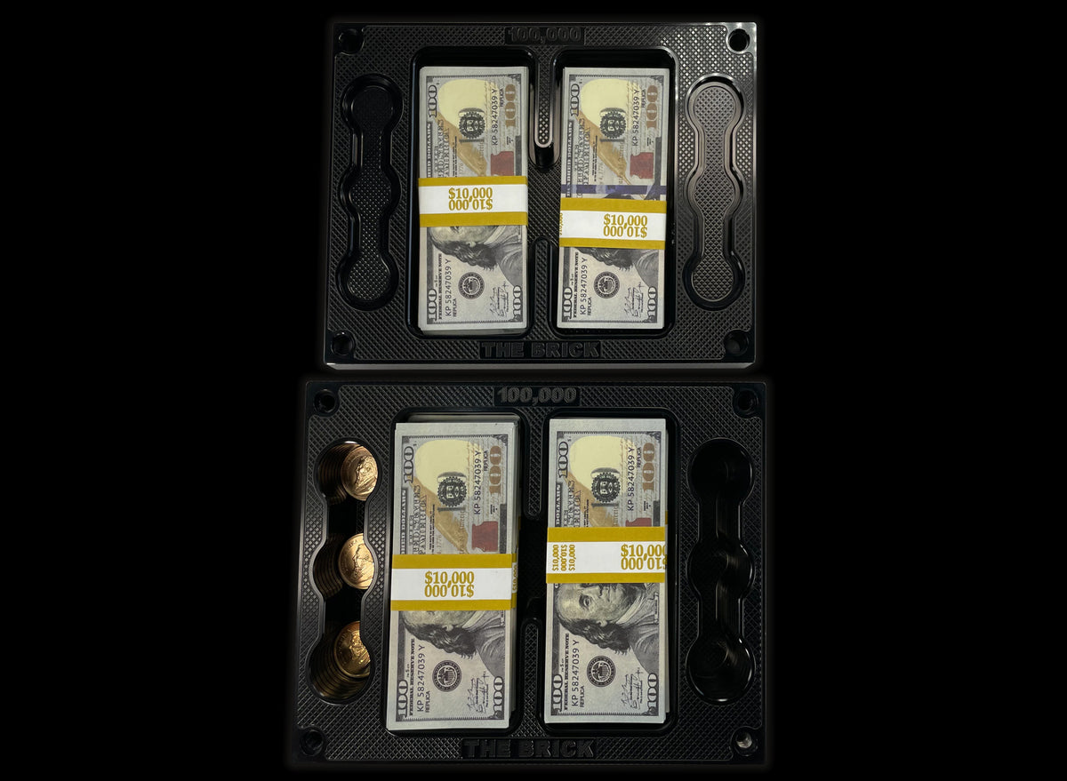 $100k, 120 1oz Gold Coins Survival Brick – Gorilla Pro Customs