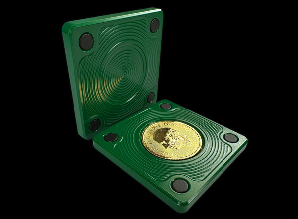 1/2oz Gold Coin EMERALD GREEN Single Stacker Brick (PRICE AS SHOWN $499.99)*