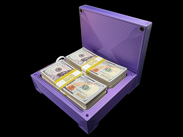 $100K “Freaky Deaky Purple” Cash Bricks — Near Perfect