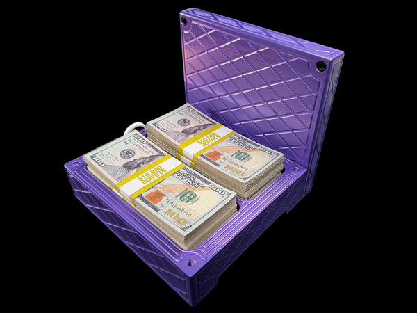 $100K “Freaky Deaky Purple” Cash Bricks — Near Perfect