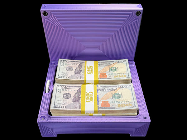 $100K “Freaky Deaky Purple” Cash Bricks — Near Perfect