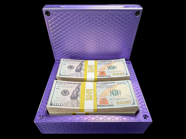 $100K “Freaky Deaky Purple” Cash Bricks — Near Perfect