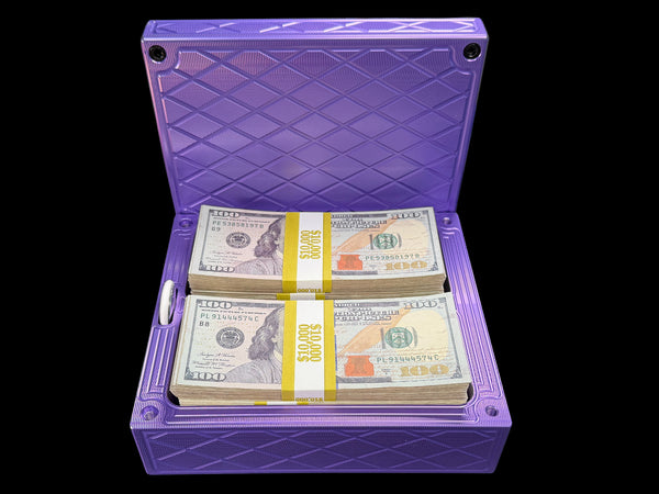 $100K “Freaky Deaky Purple” Cash Bricks — Near Perfect