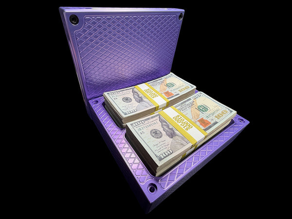 $100K “Freaky Deaky Purple” Cash Bricks — Near Perfect