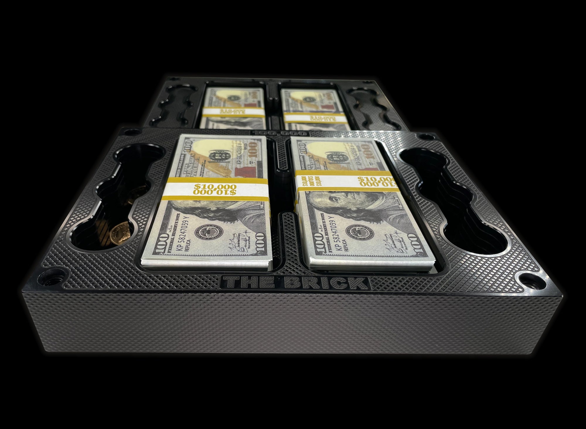 $100k, 120 1oz Gold Coins Survival Brick – Gorilla Pro Customs