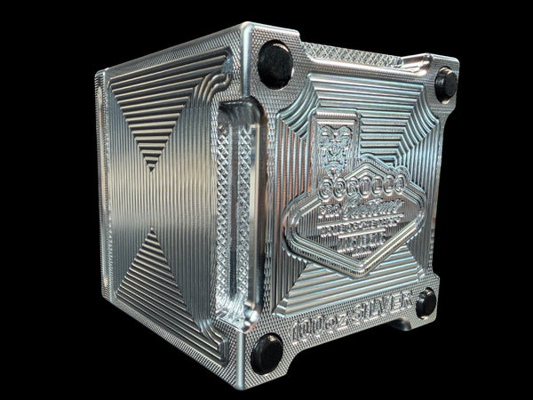 100 oz 4x4 Silver Coins MACHINED Silver Stacker Survival Brick - Bundle & Save