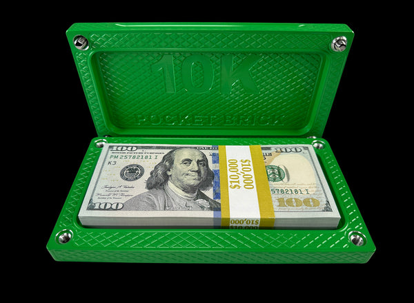HEAVY POCKET Brick - MICRO GREEN - $10,000 Capacity (PRICE AS SHOWN $1,698.99)
