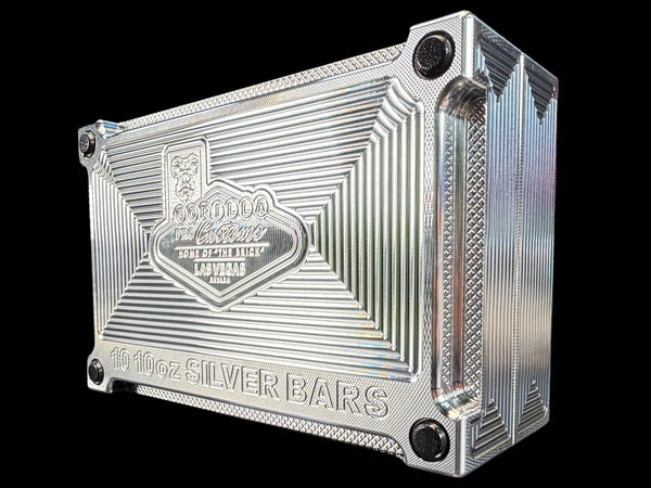 10 10oz Silver Bars Brick
