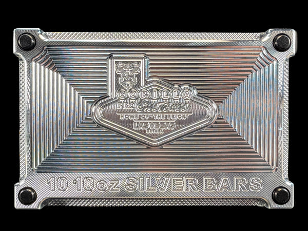 10 10oz Silver Bars Brick
