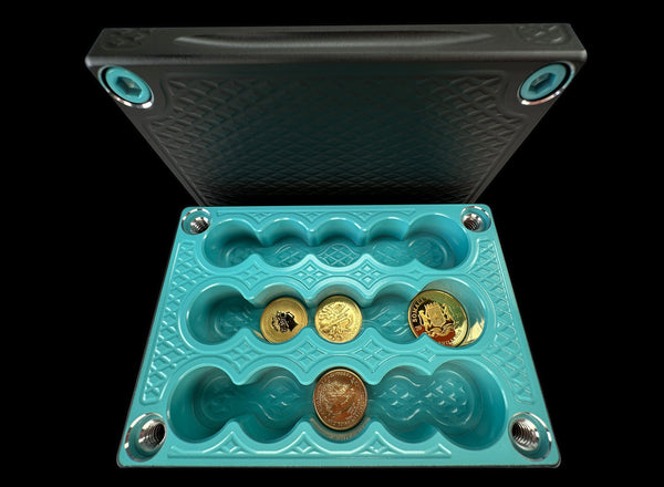 120 1/10thoz Gold Coins THE SMURF Gold Stacker Brick (PRICE AS SHOWN $1,728.99)*