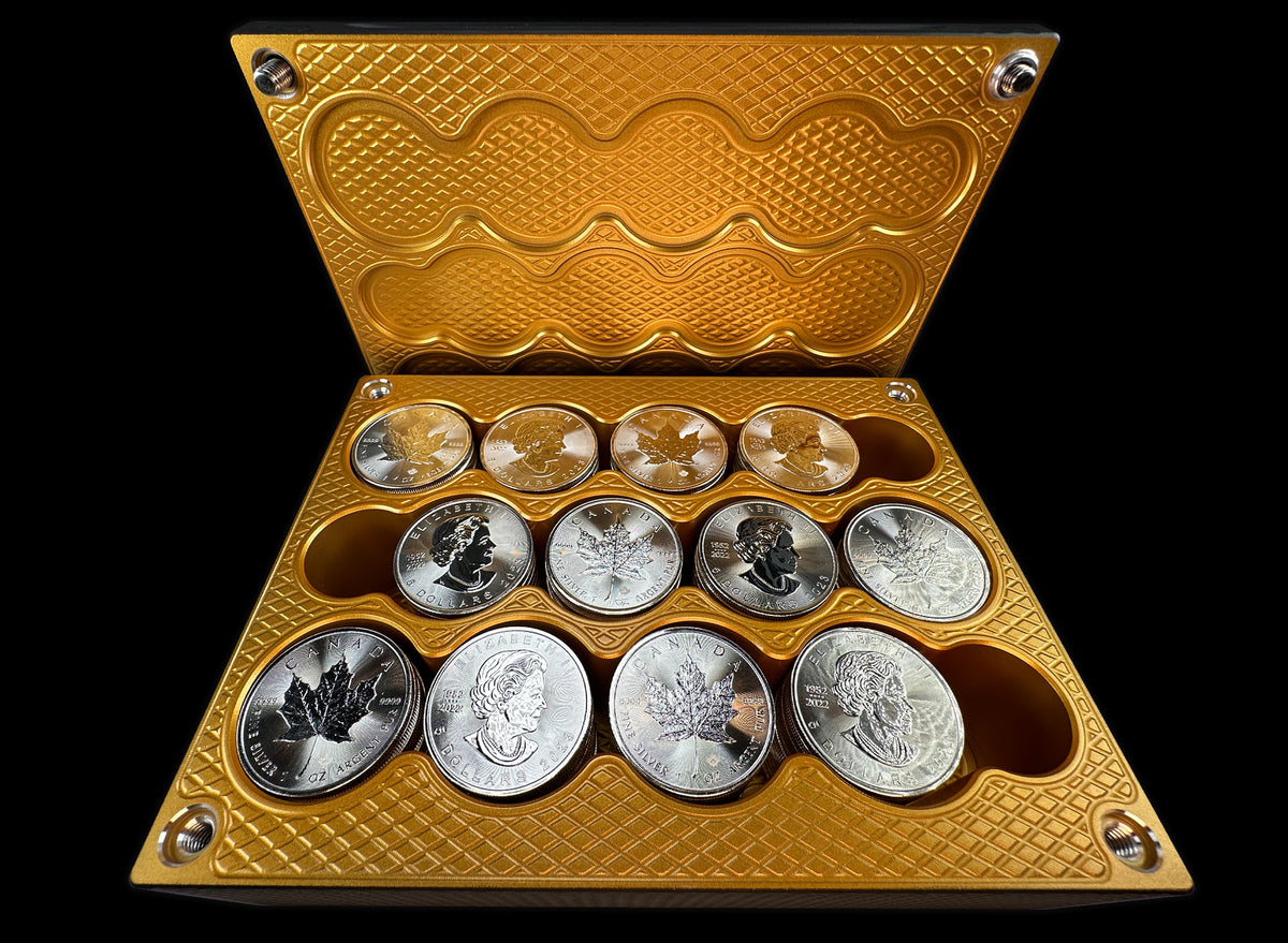 180oz Silver Coins BRASS MONKEY Silver Stacker Brick | Gorilla Pro Customs