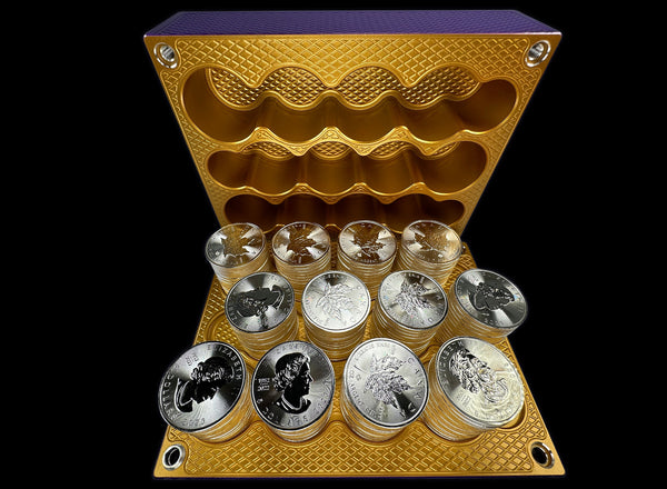 180oz Silver Coins CROWN ROYAL Silver Stacker Brick (PRICE AS SHOWN $2,528.99)*