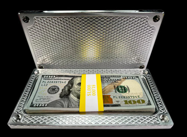 POCKET BRICK - MACHINED ALUMINUM - $1,000 CAPACITY (PRICE AS SHOWN $599.99)