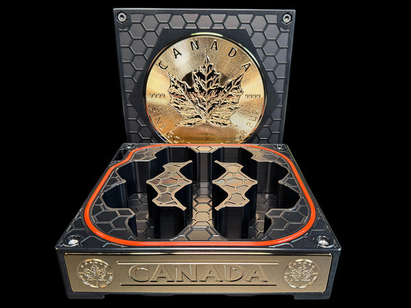 Gold Canada Maple Leaf Brick - 70 OZ Capacity