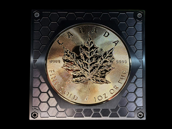 Gold Canada Maple Leaf Brick - 70 OZ Capacity