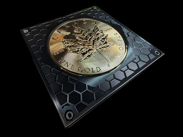 Gold Canada Maple Leaf Brick - 70 OZ Capacity