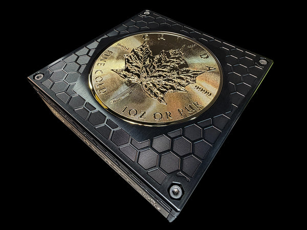 Gold Canada Maple Leaf Brick - 70 OZ Capacity