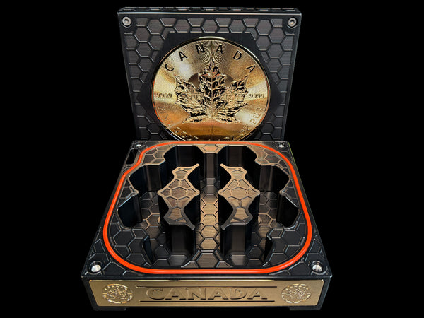 Gold Canada Maple Leaf Brick - 70 OZ Capacity