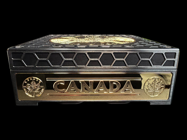 Gold Canada Maple Leaf Brick - 70 OZ Capacity