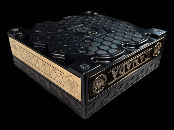 Gold Canada Maple Leaf Brick - 70 OZ Capacity