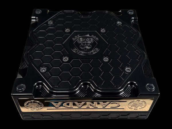 Gold Canada Maple Leaf Brick - 70 OZ Capacity