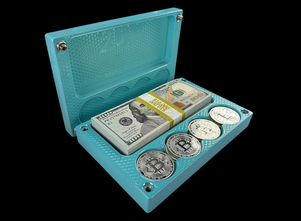 $20k, 24oz Silver Coins BABY BLUE Survival Brick (PRICE AS SHOWN $2,398.99)*