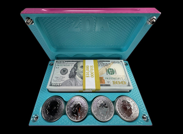 $20k, 24oz Silver Coins COTTON CANDY Survival Brick (PRICE AS SHOWN $2,328.99)*