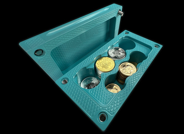 $20k, 60oz Silver 45oz Gold Coins BABY BLUE Survival Brick (PRICE AS SHOWN $1,728.99)*