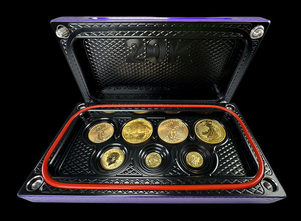 $20k, Gold Coins Fractional SuperStacker REVERSE GRAPE APE Survival Brick (PRICE AS SHOWN $2,128.99)