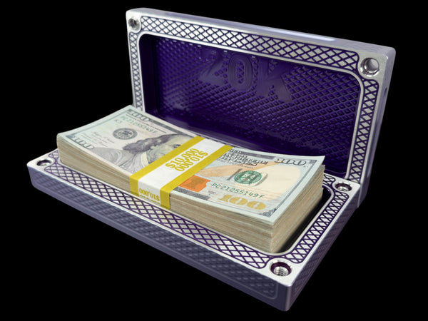 POCKET Brick - PEWTER/CRUSHED VELVET - $20,000 Capacity (PRICE AS SHOWN $2,398.99)