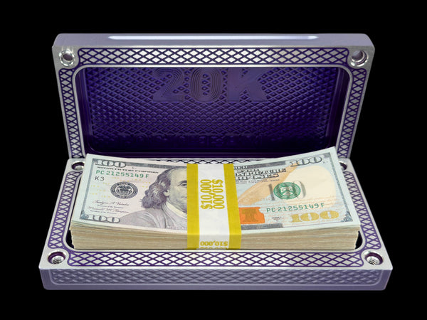 POCKET Brick - PEWTER/CRUSHED VELVET - $20,000 Capacity (PRICE AS SHOWN $2,398.99)