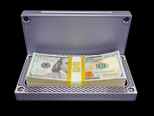 POCKET Brick - PEWTER/CRUSHED VELVET - $20,000 Capacity (PRICE AS SHOWN $2,398.99)