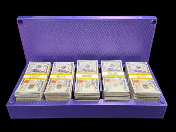 $250K “Freaky Deaky Purple” Cash Bricks — Near Perfect
