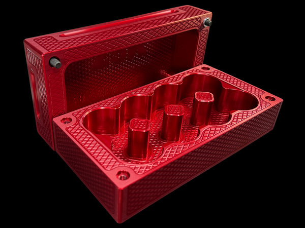 $25k, 80oz Silver Coin WINE RED Survival Brick