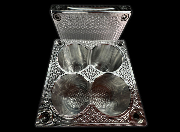 80oz 4x4 Silver Coins MACHINED Silver Stacker Survival Brick (PRICE AS SHOWN $1,228.99)*