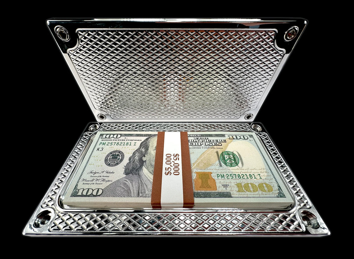 POCKET Brick - POLISHED ALUMINUM - $5,000 Capacity (PRICE AS SHOWN $1 ...