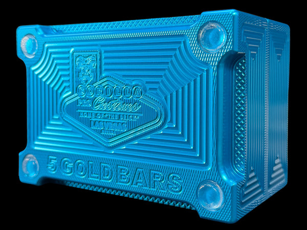 5 Gold Bars Anodized Brick