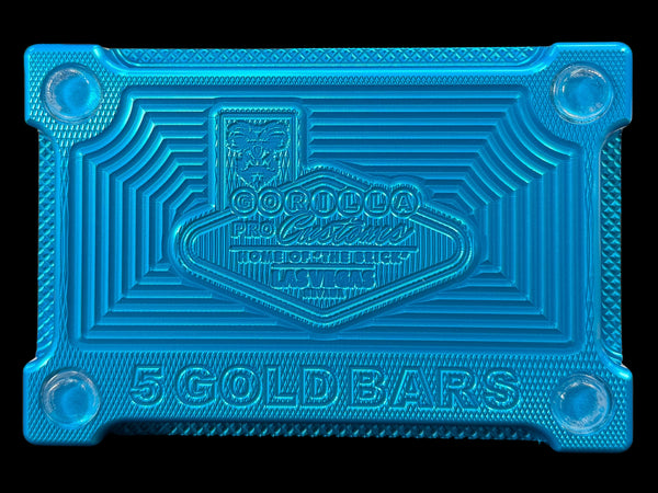 5 Gold Bars Anodized Brick