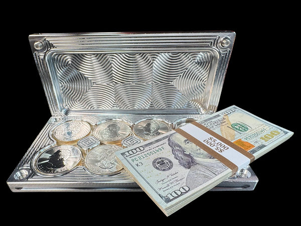 5K/24 1oz Silver Coins Brick Sale — Machined Aluminum — Bundle & Save