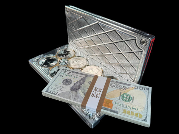 5K/24 1oz Silver Coins Brick Sale — Machined Aluminum — Bundle & Save