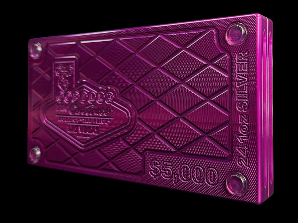 THIS IS THE BRICK YOU JUST SAW ON SOCIAL MEDIA! - 5K/24 1oz Silver Coins Brick - DEEP PURPLE