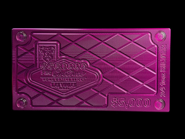 THIS IS THE BRICK YOU JUST SAW ON SOCIAL MEDIA! - 5K/24 1oz Silver Coins Brick - DEEP PURPLE