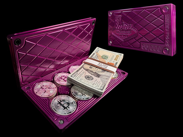 THIS IS THE BRICK YOU JUST SAW ON SOCIAL MEDIA! - 5K/24 1oz Silver Coins Brick - DEEP PURPLE