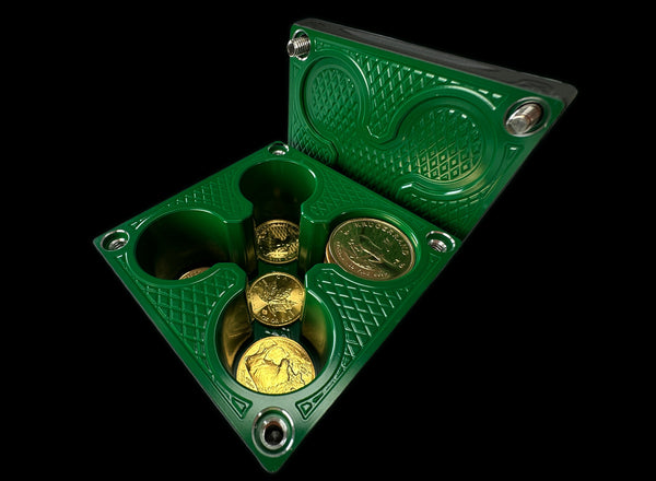 75oz 3.25x4 Gold Coins LUCKY CHARM Gold Stacker Survival Brick (PRICE AS SHOWN $2,028.99)*