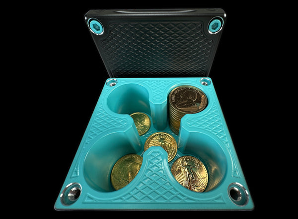 75oz 3.25x4 Gold Coins THE SMURF Gold Stacker Survival Brick (PRICE AS SHOWN $1,928.99)*