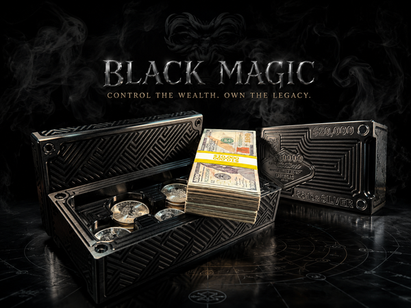 "BLACK MAGIC" 20K 55 1oz Silver Bricks