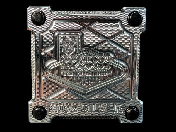 80oz 4x4 Silver Coins Silver Stacker MACHINED Survival Brick - Bundle & Save