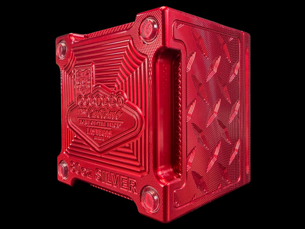 80oz 4x4 Silver Coins Silver Stacker MAGNETIC Survival Brick