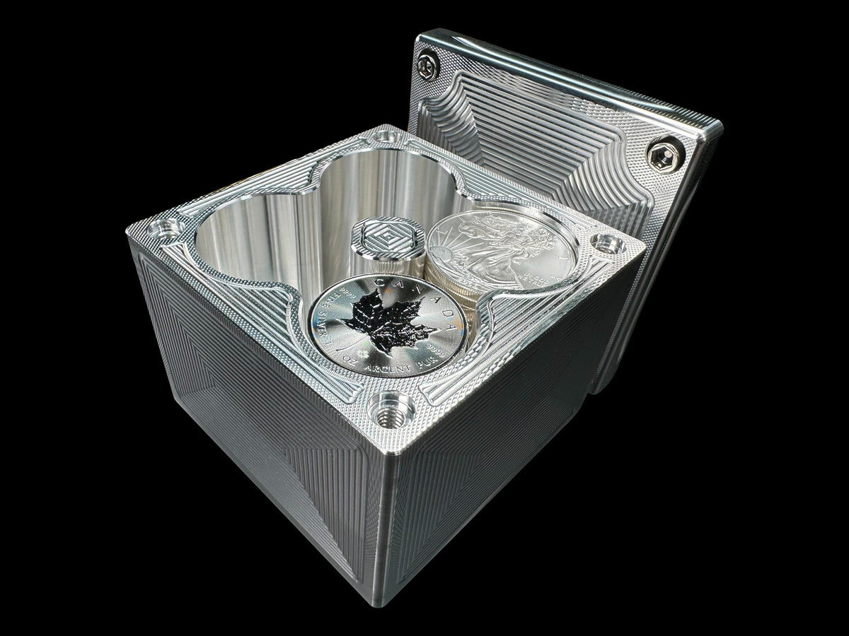 80oz 4x4 Silver Coins MACHINED Silver Stacker Survival Brick | Gorilla ...