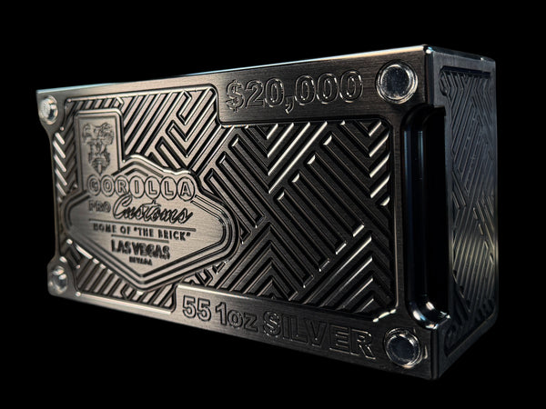 "BLACK MAGIC" 20K 55 1oz Silver Bricks